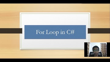 Part 26 - For loop in C#
