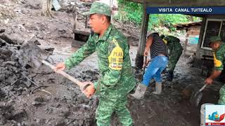 Deslave deja 60 casas dañadas en Acultzingo Veracruz