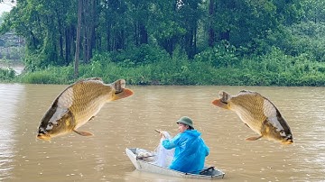 Câu Cá Mùa Mưa Lũ: Đội Mưa Ra Ao Câu Cá & Cái Kết