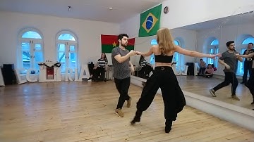 Edson Viera & Violetta, zouk#2 demo with music, 08.12.2018