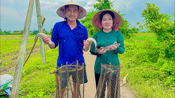 Trúng Lớn Khi Thăm Lờ Cá Lóc Đặt Giữa Đám Lục Bình- Mấy Anh Em Quây Quần Bên Mâm Cơm Gia Đình 