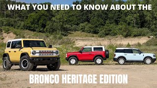 What you need to know about the Bronco Heritage Edition