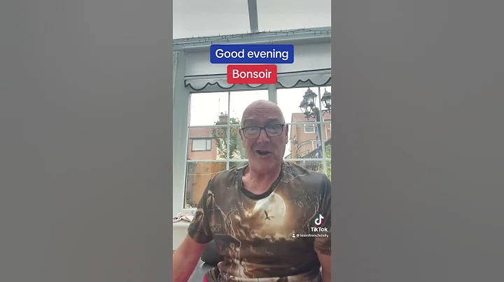 Learn French - #shorts - GOOD EVENING in French - #Youtubeshorts - French Lessons