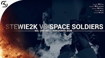 SK Stewie2K Fast Ace with Mp9 While Blind vs Space Soldiers - ESL One Belo Horizonte 2018