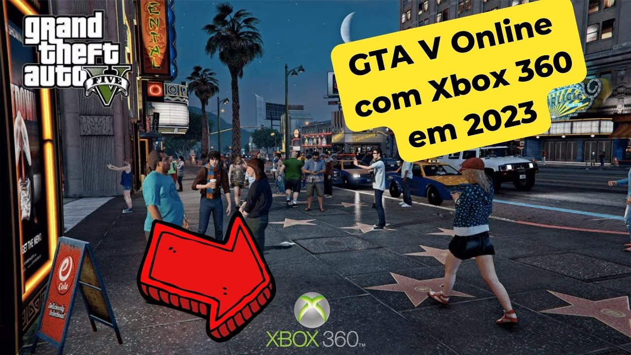 GTA V ONLINE XBOX 360 EM 2023 
