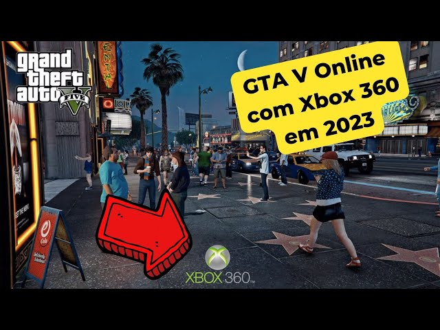 GTA V NOVA VERSÃO XBOX 360 ONLINE EM 2023 