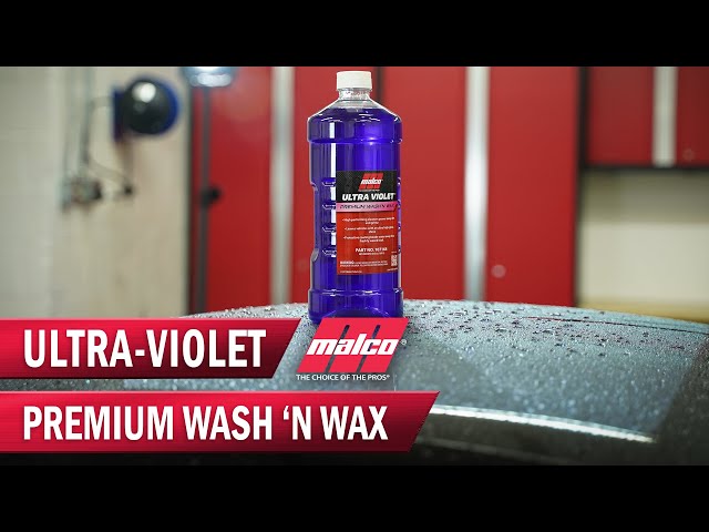 Malco Ultra Violet Premium Wash'n Wax – El mejor lavado y cera de coche 2  en 1/limpia y proporciona un brillo duradero y de alto brillo en un paso