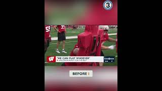Wisconsin Football: Lambeau Field Showdown vs. Notre Dame! #shorts