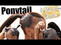HOW I GET MY PIXIE TO PONYTAIL!| SIDE SWOOP PONYTAIL ON SHORT HAIR!|