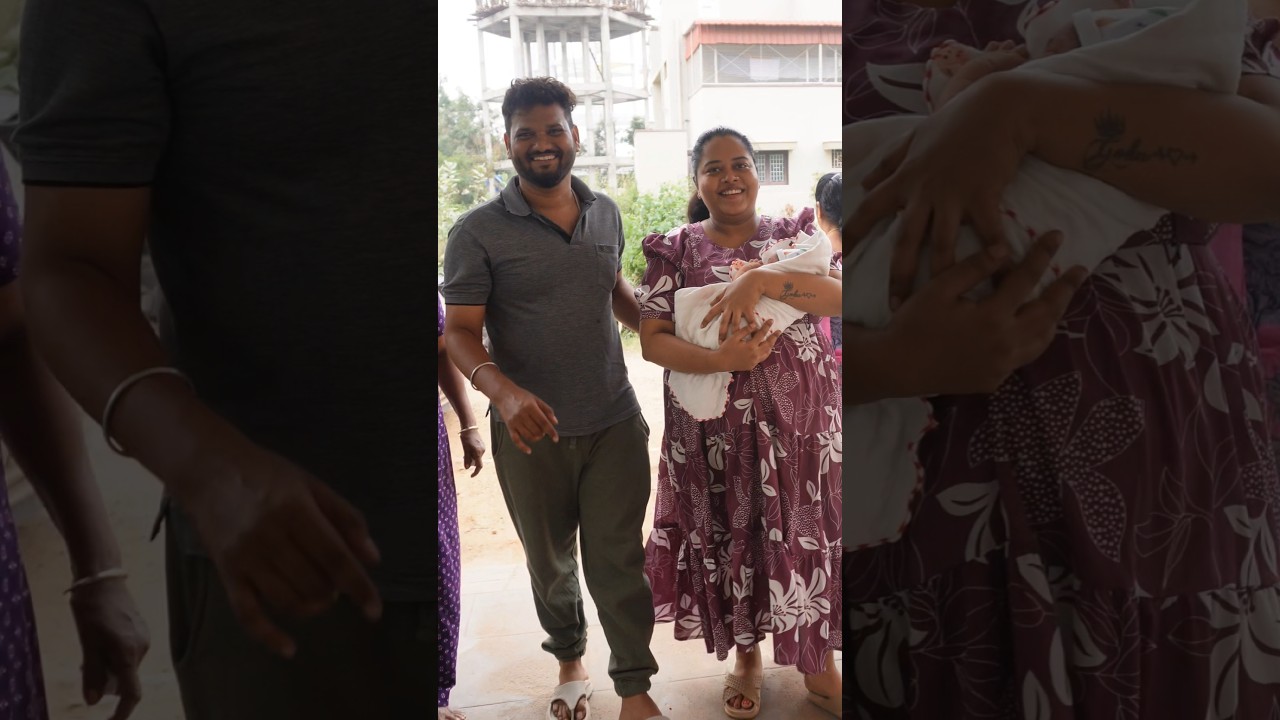 Finally home with our little bundle of joy😍❤️ 