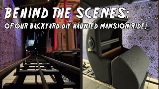 Backyard Disney Haunted Mansion Dark Ride  DIY Halloween Ride Complete Walk & Ride Through