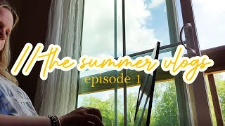 a chill writing day // the summer vlogs