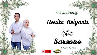 LIVE  🔴 TJ MUSIC || The Wedding . NOVITA & SARSONO