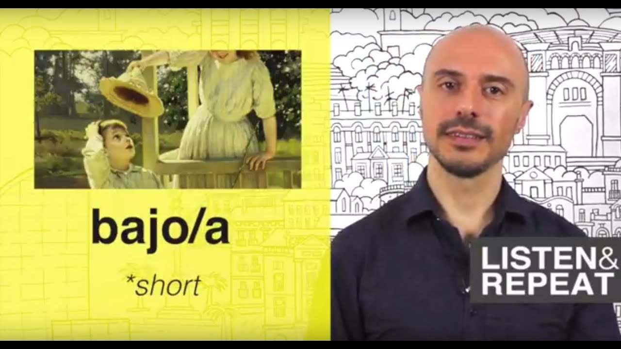 Learn Spanish 41 The Physical Description In Spanish YouTube