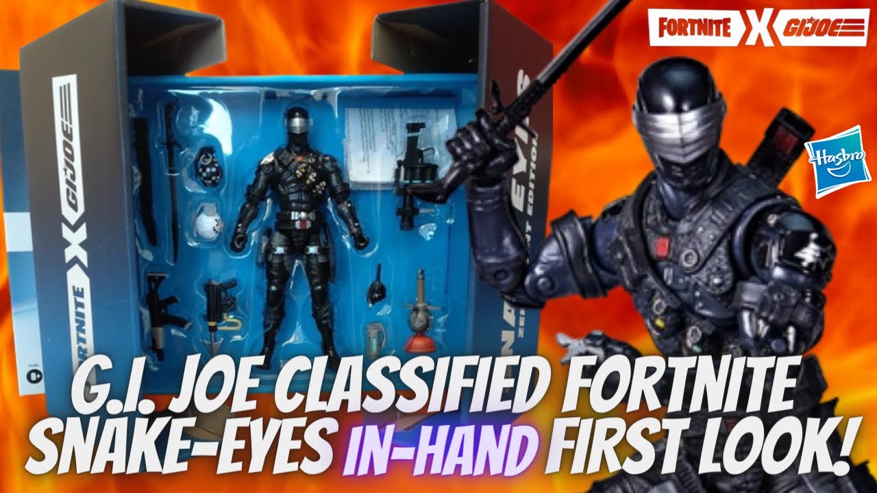 G.I. Joe Classified Fortnite Snake Eyes 
