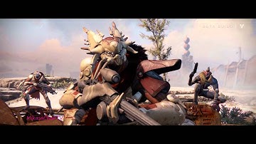 Destiny [PS4] Beta - Character Creation, Intro Movie, & Gameplay Part 1 (Walkthrough/Gameplay)