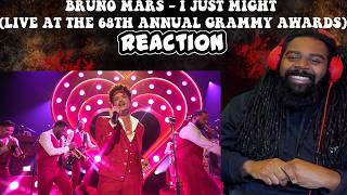 Bruno Mars - I Just Might (Live at the 68th Annual Grammy Awards) | REACTION