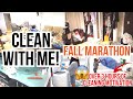 FALL CLEAN WITH ME MARATHON 2021 / OVER 3 HOURS OF SPEED CLEANING MOTIVATION / CLEANING ROUTINE
