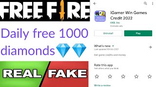 iGamer app real or fake | How to get free diamonds in free fire | free diamonds | Tech Lover DK screenshot 5