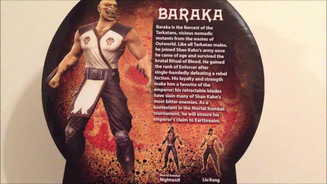 Zoofy International Mortal Kombat 6 Mk9 Action Figure: Baraka