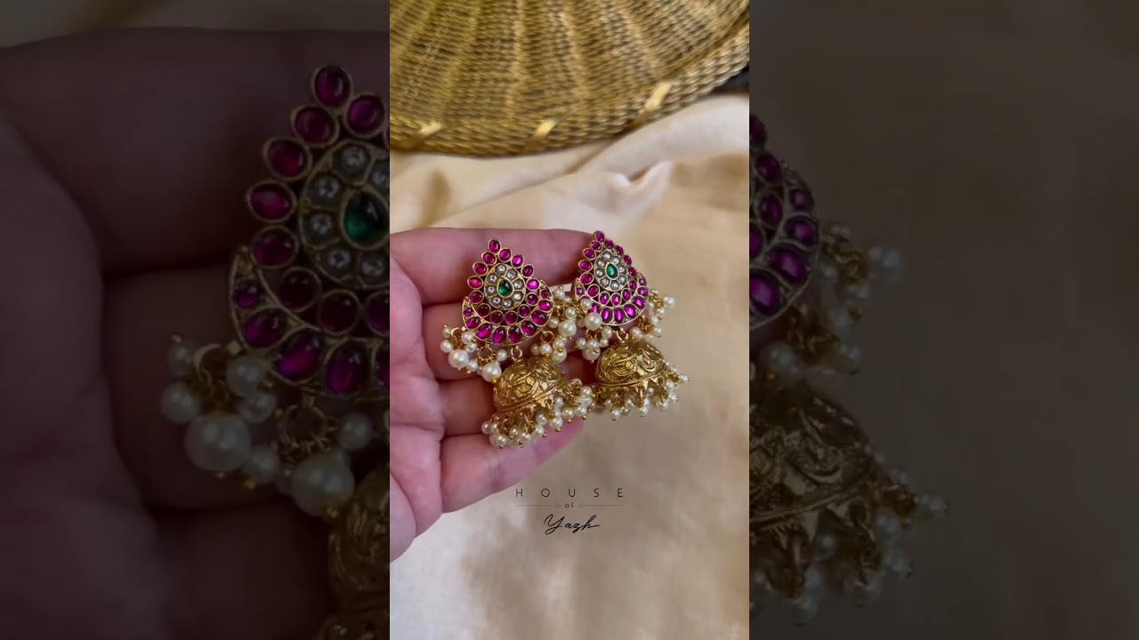 Kundan Jadau Jimiki | House of Yazh