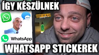 Hogyan készítsünk matricákat Whatsapp -re és iMessage - re #iphone #sticker #hogyan