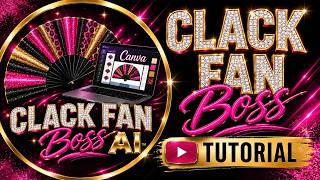 How to Create Clack Fan Designs with Clack Fan Boss AI™ | From AI to Canva Mockup