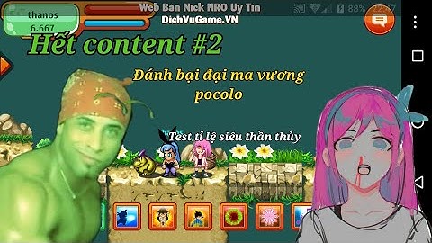 Hết content #2 - vả đại ma vương pocolo và tính thử tỉ lệ s.ố.n.g s.ó.t khi dùng siêu thần thủy