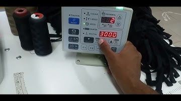 How to set speed lock  of 430d model  any bartack machine