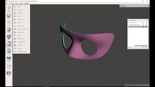 Eye mask desing usig #meshmixer