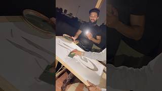 Allah Arabic Calligraphy Tutorial ??‍?❤️ art shorts