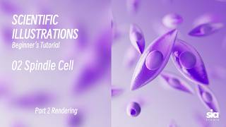 Beginner C4D Tutorial for Scientific Visualization | High-Quality Rendering Guide | 02 Spindle Cell
