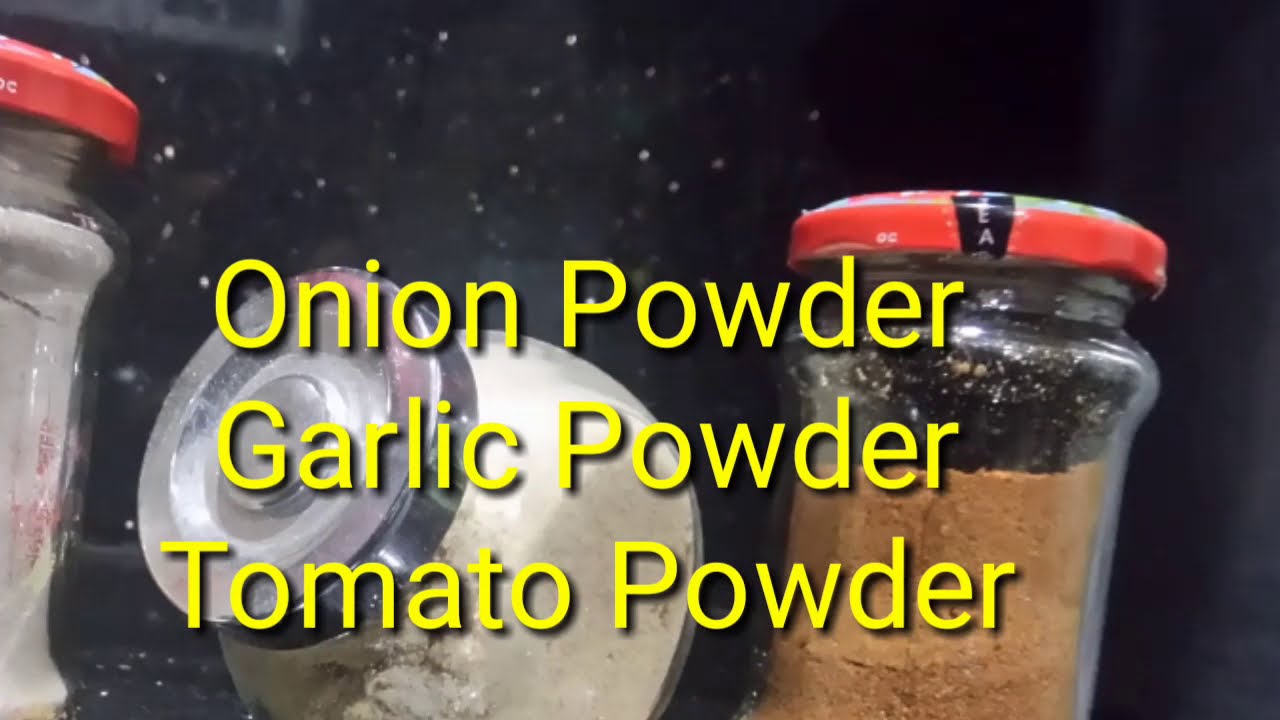 Garlic powder, Onion powder, Tomato powder YouTube