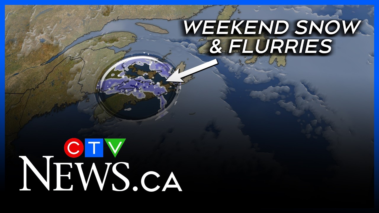 Sunny start, but snow and flurries in the weekend forecast