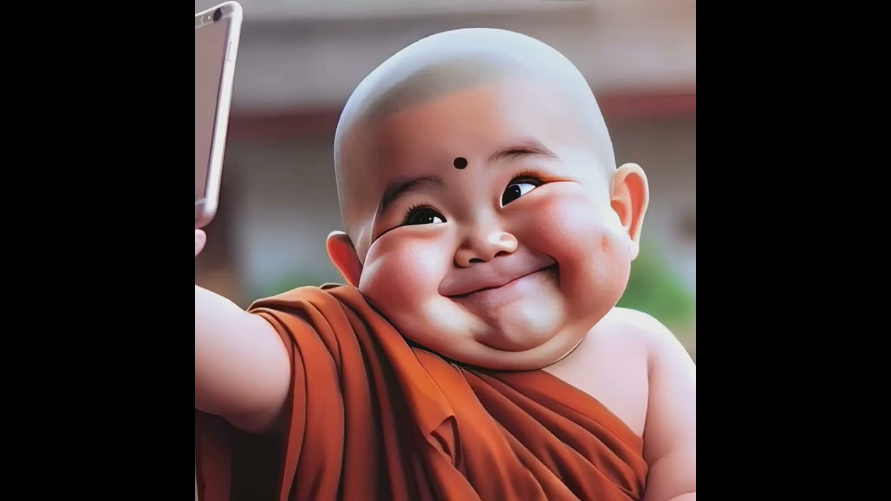 little monk so cute 