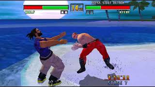 Virtua Fighter 3tb (Arcade) Playthrough as Wolf