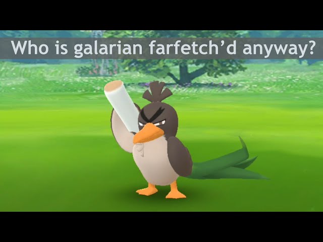 Mega Farfetch'd idea/ Farfetch'd evolution idea