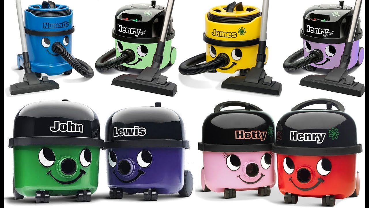 FABULOUS VARIATIONS of Numatic Vacuum Cleaners ~ The BEST of Henry the  Hoover Family 2017 