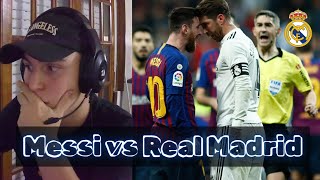 Asi jugaba Messi Vs Real madrid 😮🤯