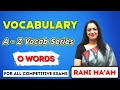 Vocabulary A Z Series O Words Synonyms And Antonyms Vocabulary English With Rani Ma Am 