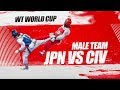 Male Team | JPN vs. CIV | 2018 World Taekwondo World Cup Team Championships