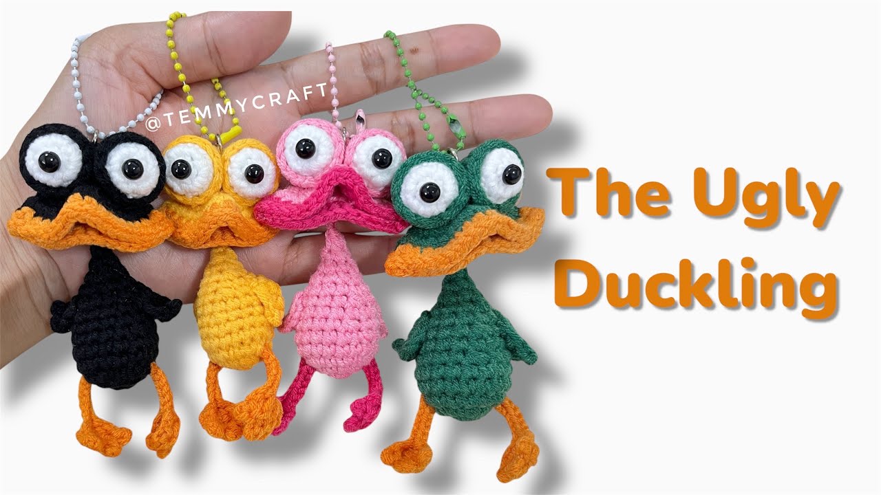 ลูกเป็ดขี้เหร่ The Ugly Duckling #crochet  #temmycraft #handmade  #duck #duckling #ถักตุ๊กตาเป็ด