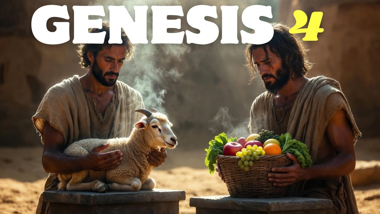 Cain and Abel | Genesis 4 | KJV Audio Bible with Text for Kids