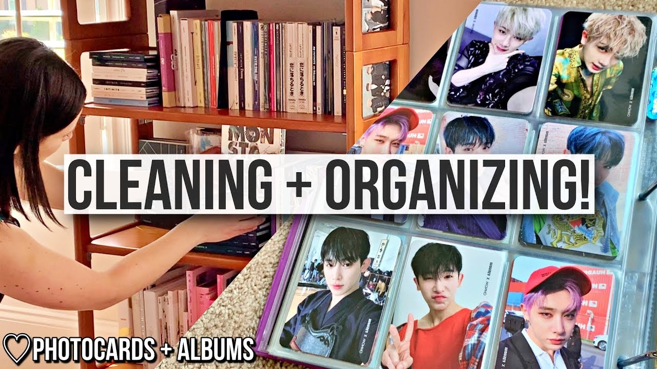 📚✨How I Clean My Kpop Shelf (+ Organizing My Photocards)