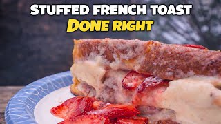 The BEST Strawberry Stuffed French Toast!