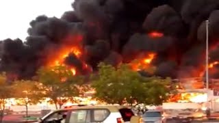 UAE MASSIVE FIRE IN AJMAN, UNITED ARAB EMIRATES (August 05, 2020)