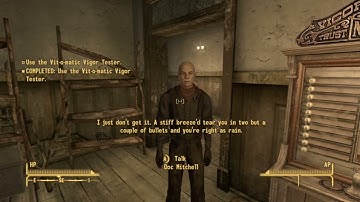 Doc Mitchell reacts to low S.P.E.C.I.A.L stats