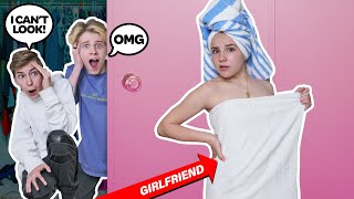 I Spent The Night In My GIRLFRIEND'S BEDROOM \& She Had No Idea **OVERNIGHT CHALLENGE**😱| Lev Cameron