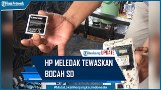 Kronologi HP Meledak Saat di charge Menewaskan Bocah SD di Ciamis