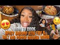 COOK WITH ME: SPICY SHRIMP STIR FRY | SALT AND PEPPER CHICKEN WINGS |UNI EDITION| EP 2 | JM